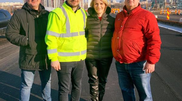 gabriela firea bucurestenii vor putea circula pe podul ciurel inca din primavara