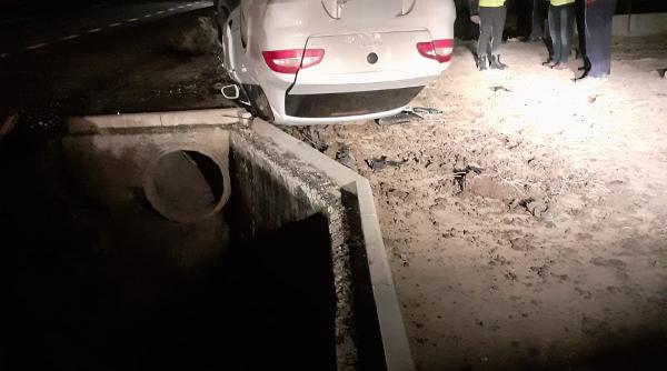 accident grav in vrancea familie rasturnata cu masina
