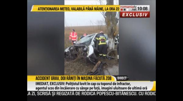 accident grav in tulcea doua persoane au ramas intre fiarele contorsionate ale masinii