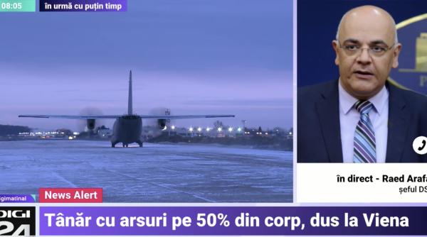 tanar cu arsuri este transferat la viena arafat precizari de ultim moment