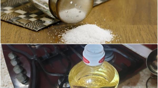 de ce sa pui sare in sticla cu ulei inainte de al folosi la prajeli trucul genial pe care l vei repeta