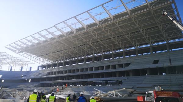 stadioane steaua  rapid si arcul de triumf  stadiul lucrarilor  foto