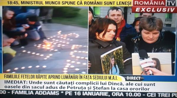 familiile macesanu si melencu momente sfasietoare in fata sediului m a i