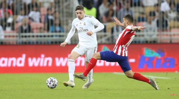 diego simeone l a laudat pe valverde care a luat rosu intentionat si a castigat supercupa