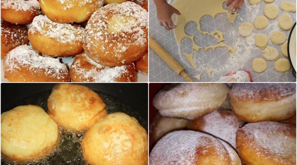 gogosi pufoase taiate cu paharul reteta preferata din copilarie