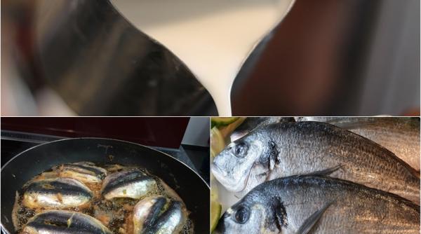 pestele trebuie tinut in lapte inainte de a l praji trucul pe care l vei folosi mereu