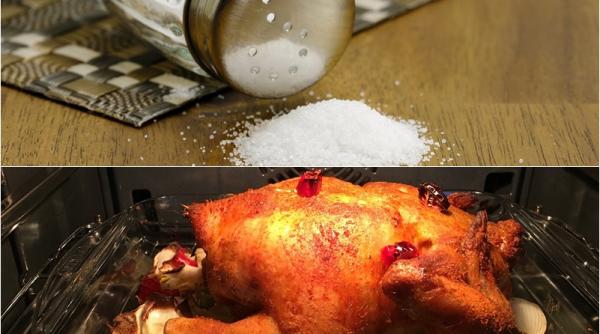 sareaza puiul pe interior si exterior apoi sterge l cu un prosop si baga l la cuptor trucul genial al unui bucatar celebru din sua