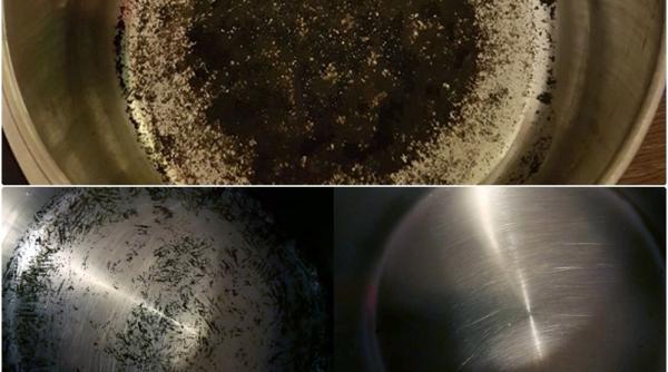 cum cureti corect arsura si grasimea de pe vasele din inox cea mai mare greseala
