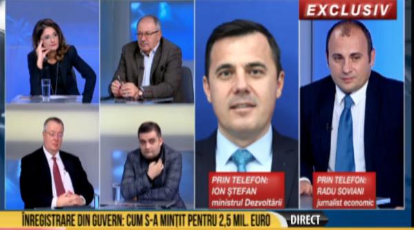 ion stefan  ministrul dezvoltarii  scandal la romania tv  biblioteca din fonduri de urgenta  prc e2prc 80prc 9dma autodenuntprc e2prc 80prc 9d   prc e2prc 80prc 9dlocul dvs  e in puscarieprc e2prc 80prc 9d