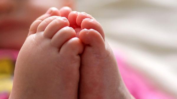 bebelus abandonat intr o cutie de carton gasit intr o casa parasita