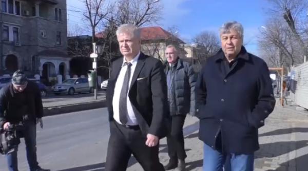 dan tudorache cu mircea lucescu la stadionul arcul de triumf