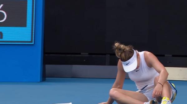simona halep nu a trecut peste infrangerea cu muguruza
