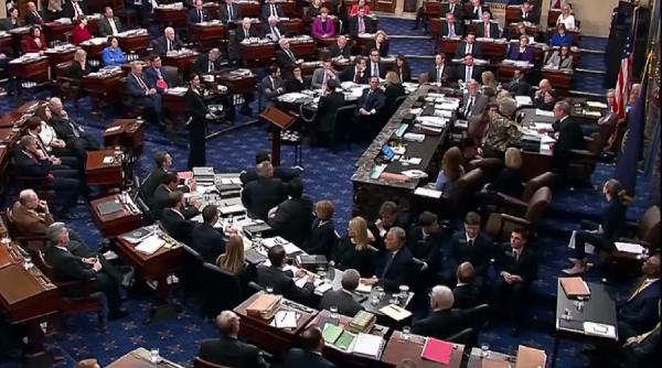 trump poate scapa de punerea sub acuzare ce a votat senatul american