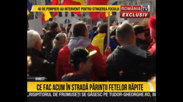 protest pentru alexandra si luiza in bucuresti