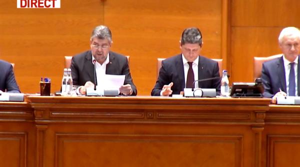 titus corlatean in locul lui teodor melescanu in sedinta reunita a parlamentului