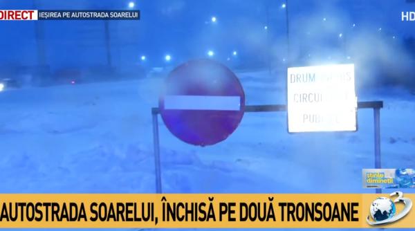 autostrada soarelui este inchisa