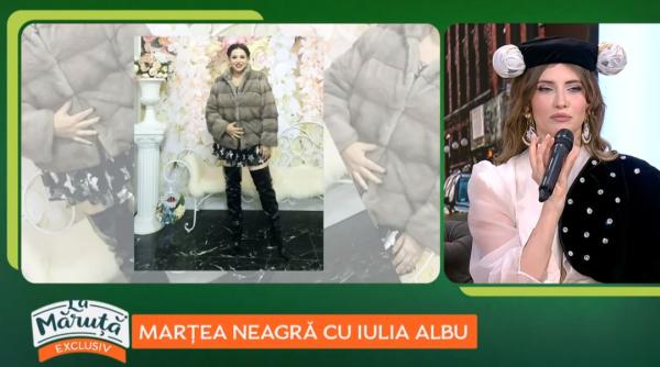 iulia albu o taxeaza pe oana roman in timp ce maruta ii ia apararea