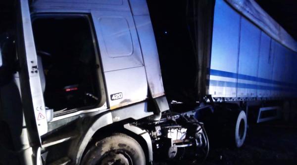 accident frontal intre doua tir uri pe dn 2 in suceava trafic blocat total