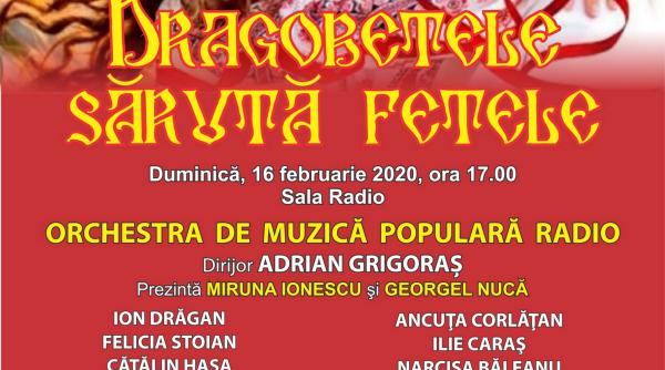 dragobetele saruta fetele concert folcloric la sala radio