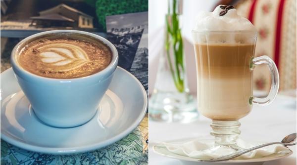 care este diferenta dintre caffe latte si cappuccino