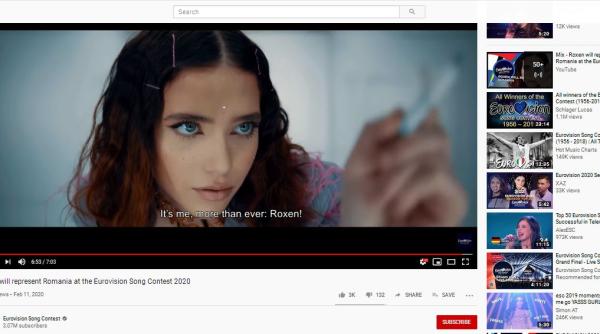 roxen reprezentanta romaniei la eurovision hot topic in tara si strainatate