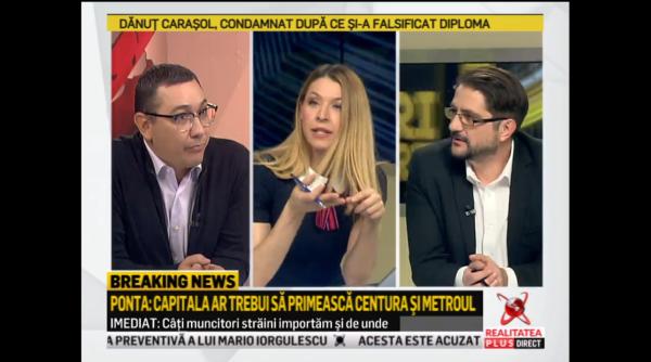 victor ponta cearta la realitatea plus daca asta ati inteles va uitati la alta emisiune