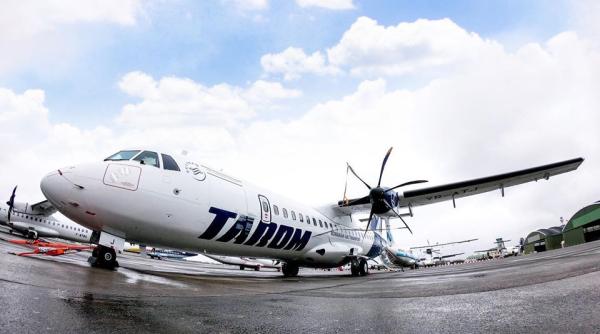 noua aeronava tarom a aterizat la bucuresti video