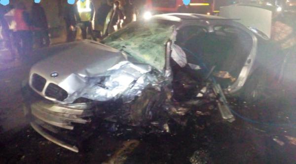 accident teribil in salaj  un mort si patru raniti  masini distruse total