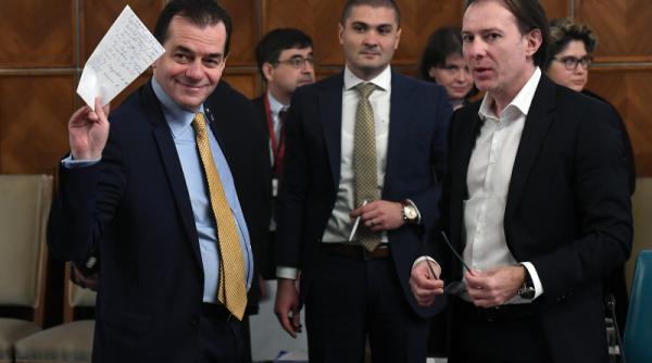 premierul desemnat florin citu si ludovic orban declaratii comune la palatul victoria