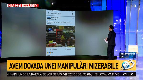 manipulare impotriva antenei 3 au golit rafturile sa filmeze foto