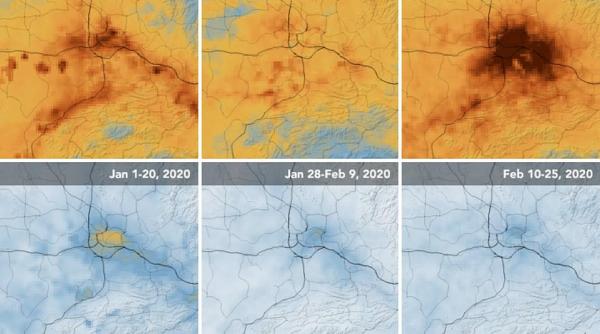 carantina din china a dus la scaderea poluarii