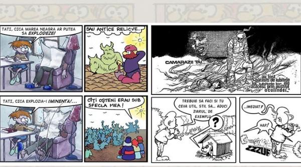 benzi desenate de marian mirescu si valentin iordache expozitie la mmb