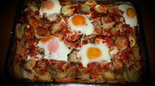 dovlecei cu oua ochiuri la cuptor cea mai tare reteta