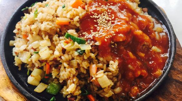 retete de post orez prajit cu legume