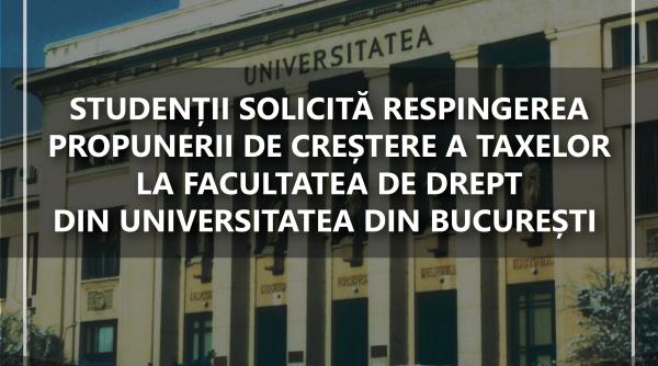 protest al studentilor fata de cresterea taxelor de studiu
