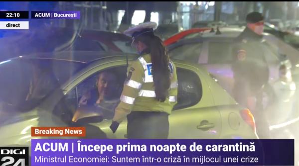 verificari in bucuresti politia opreste masinile din trafic dupa ora 22 00