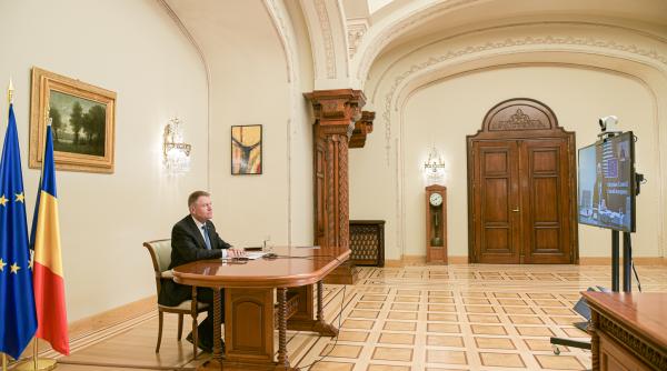 covid 19 klaus iohannis o noua videoconferinta cu membrii consiliului european