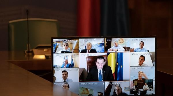 sedinta de guvern la ora 17 00 se desfasoara in regim de videoconferinta