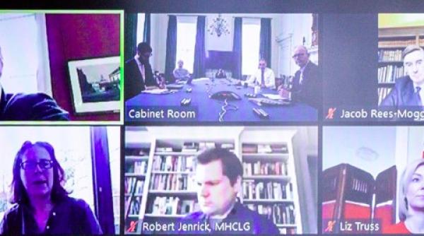 gafa de proportii boris johnson a facut public id ul intalnirii de guvern oricine putea da buzna peste ministri