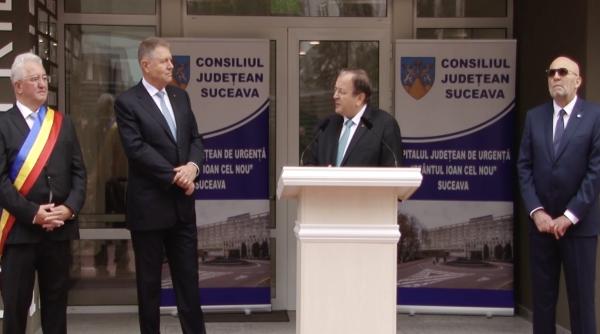 iohannis in campanie la suceava cu rimbu si flutur imi doresc astfel de exemple in toata tara video