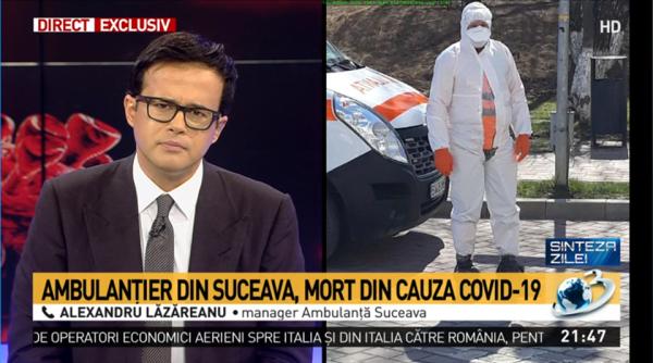 mihai gadea cearta cu managerul ambulantei suceava sunteti toti o apa si un pamant plecati acasa