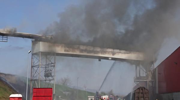 incendiu la un operator economic din alba pagube de 100 000 de euro