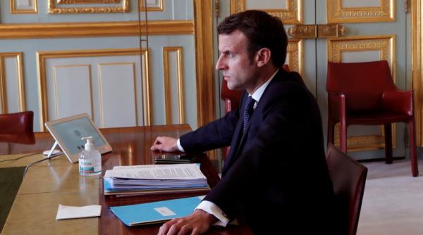 macron presedintele frantei data la care terminam cu izolarea