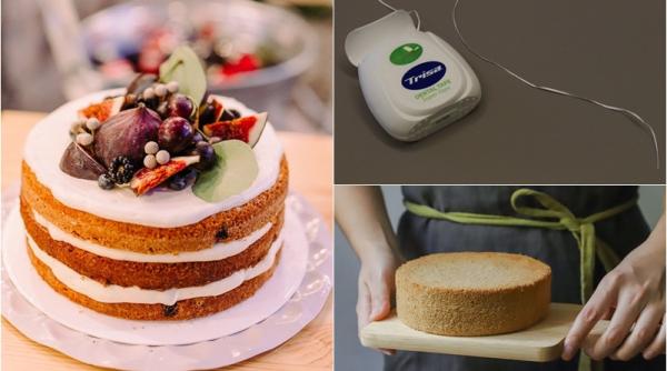 cum tai blatul de tort cu ata dentara iti iese perfect