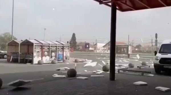 vijelie puternica la satu mare imagini surprinse de localnici