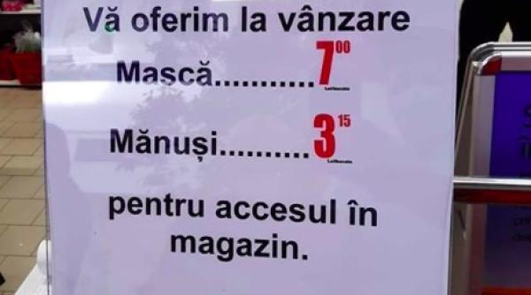 taxa de intrare in auchan cine nu are masca si manusi interzis in magazin explicatii oficiale dupa poza virala