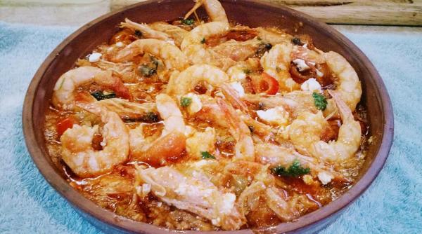 creveti saganaki reteta greceasca pe care o vei adora