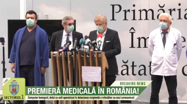 sector 1 premiera medicala computer tomograf mobil dotat cu soft ce depisteaza covid 19 la institutul matei bals