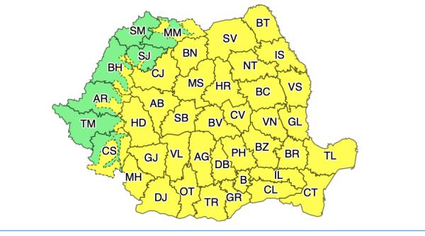 alerta meteo de cod galben se schimba vremea prognoza speciala pentru bucuresti