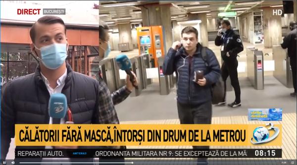 bucurestenii fara masca interzisi la metrou au fost intorsi din drum